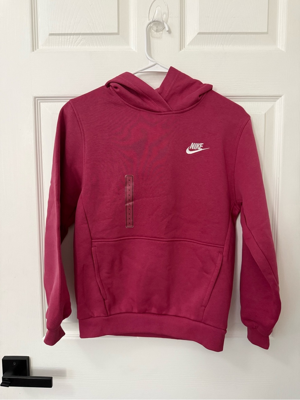 Nike Sportswear Club Fleece Big Kids Pullover Hoodie Size L Pink Unisex